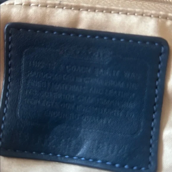 Coach F19043 Khaki/Navy Penelope Signature Satchel - Picture 12 of 13